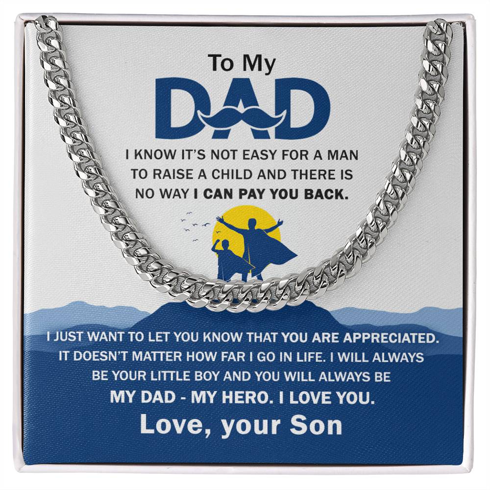 To My Dad - You Are Appreciated Neck Chain